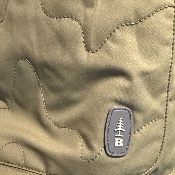 NWT Bass Outdoor Quilted Jacket Deep Lichen Green Size S (Fits Sizes S,M,L) - Picture 9 of 12